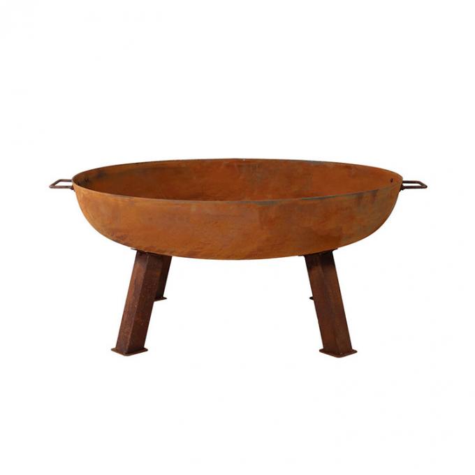 Bacia de fogo de aço redonda de Pit Garden Decorative Corten Steel do fogo de Corten