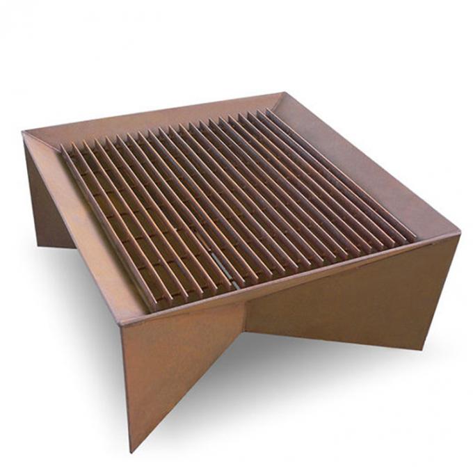 Mobília do jardim de Pit Custom Round Outdoor Personal do fogo de aço de Corten grande