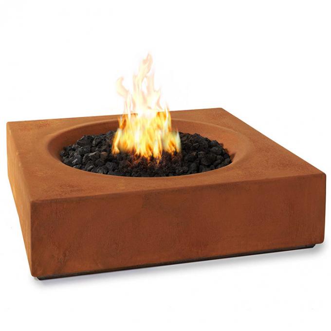 Poço de aço do fogo de Corten da chaminé exterior exterior de Heater Portable Wood Burning 60-150cm do pátio