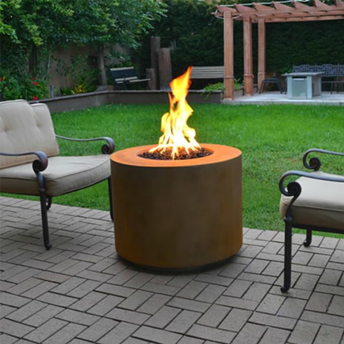 Fogo ardente de madeira de aço Pit For Garden And Backyard de Corten da decoração exterior