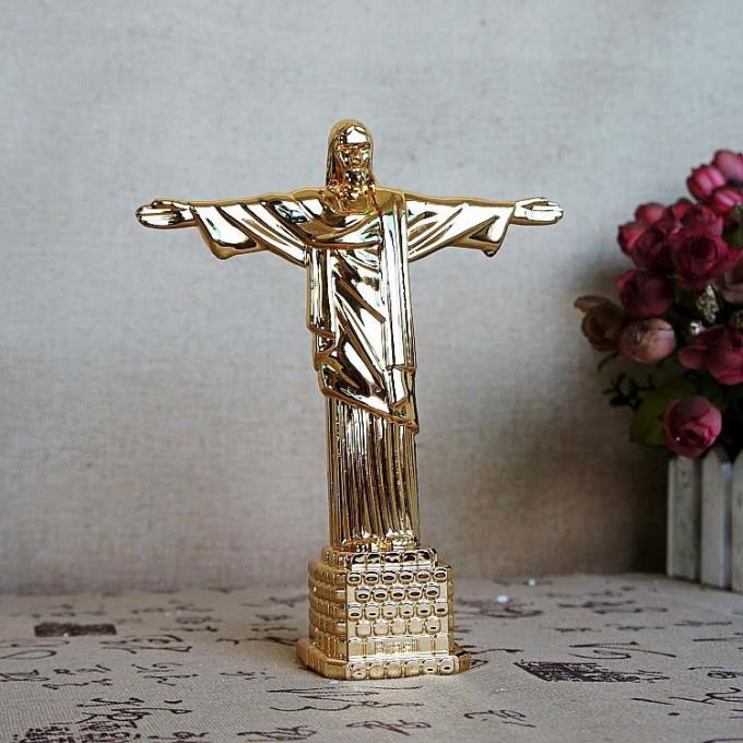 A religião do ferro fundido projetou em casa estátuas decorativas da escultura do metal dos ornamento
