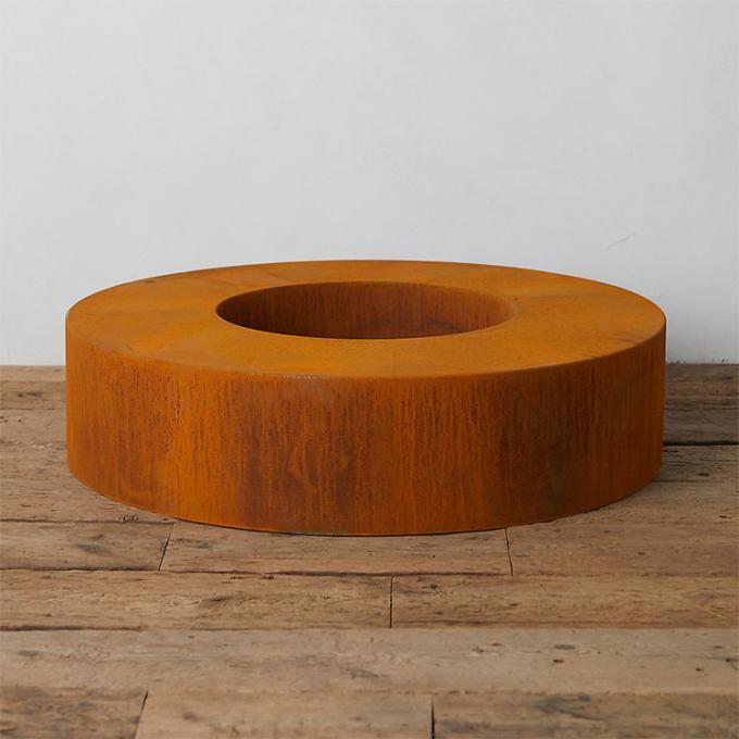 Espessura distintiva Heater Corten Steel Fire Pit de Rusty Metal 2mm do aço de Corten para o fogo exterior Pit Bowl