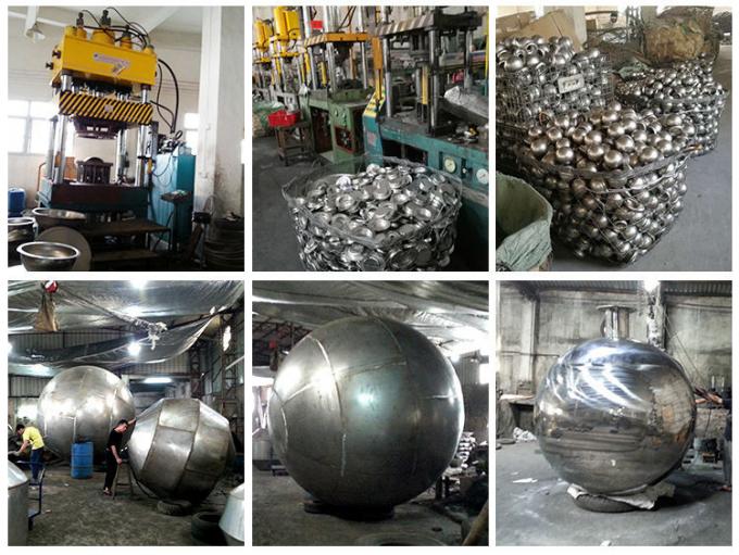 O espelho lustrou o metal contemporâneo Art Sphered Stainless Steel Sculptures para exterior