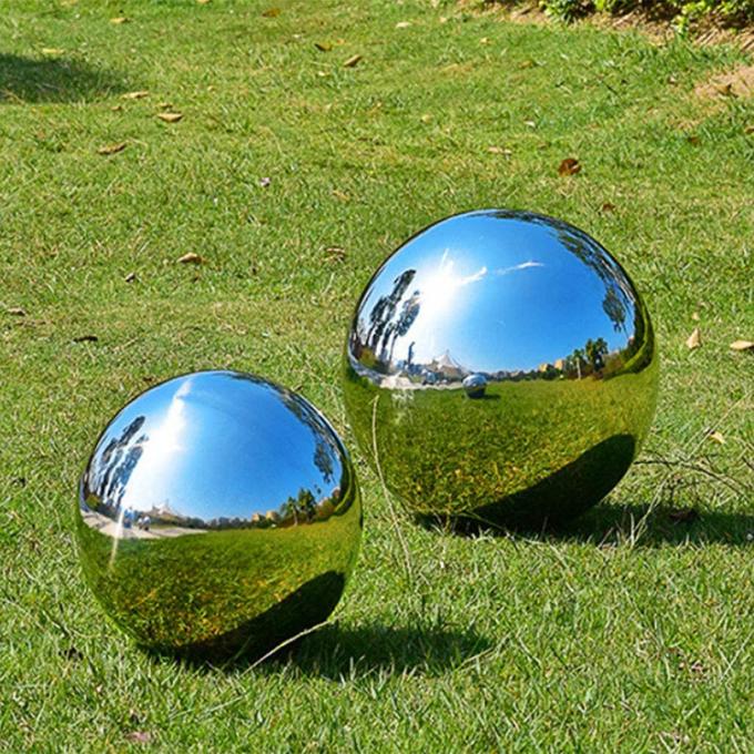 Da esfera moderna exterior do sumário da forma da bola da estátua da qualidade escultura de aço inoxidável