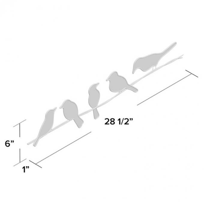 Parede personalizada fábrica Art Decor do metal do OEM Logo Wall Mount Modern Design